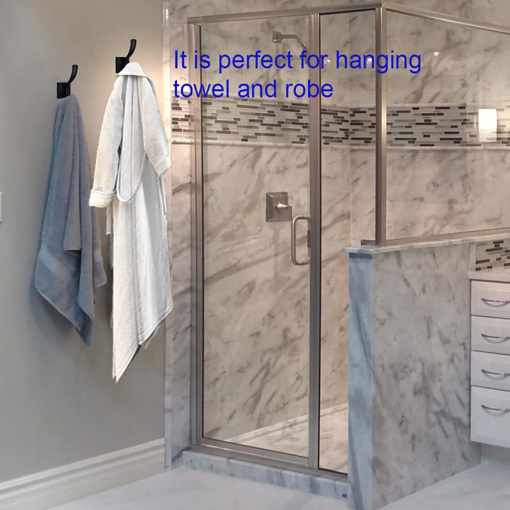 UNHINT robe hook provides sturdy hanging for robes and coats after showers.