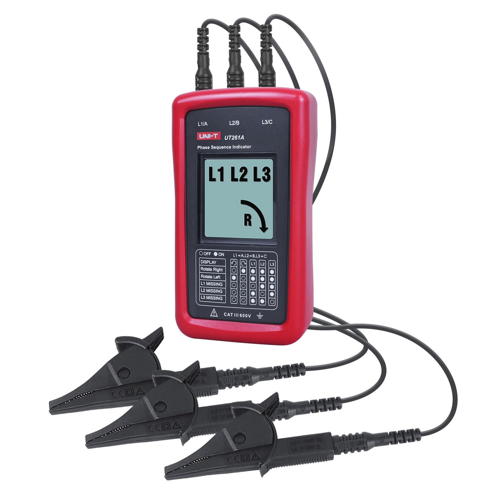 UNI-T UT261A compact, portable design ready for field use