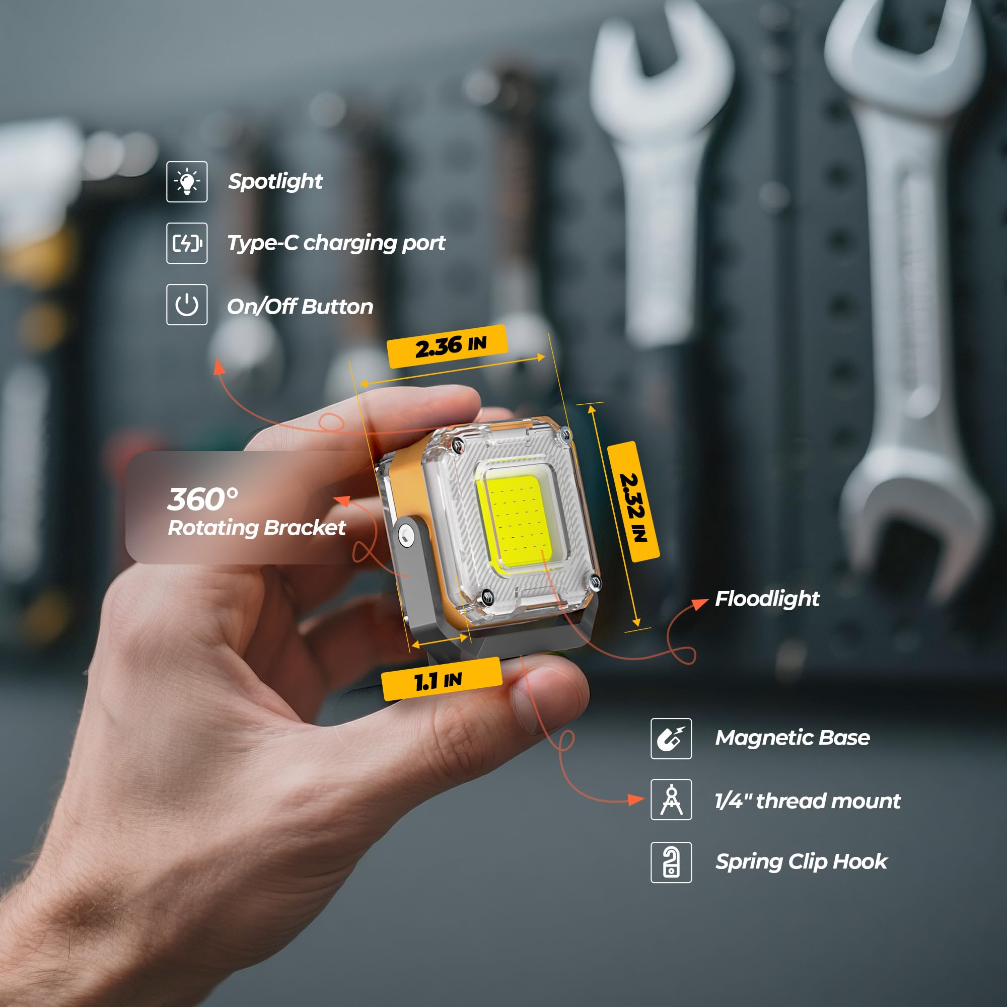 Unibrite pocket-sized light fits in toolboxes for on-the-go tasks