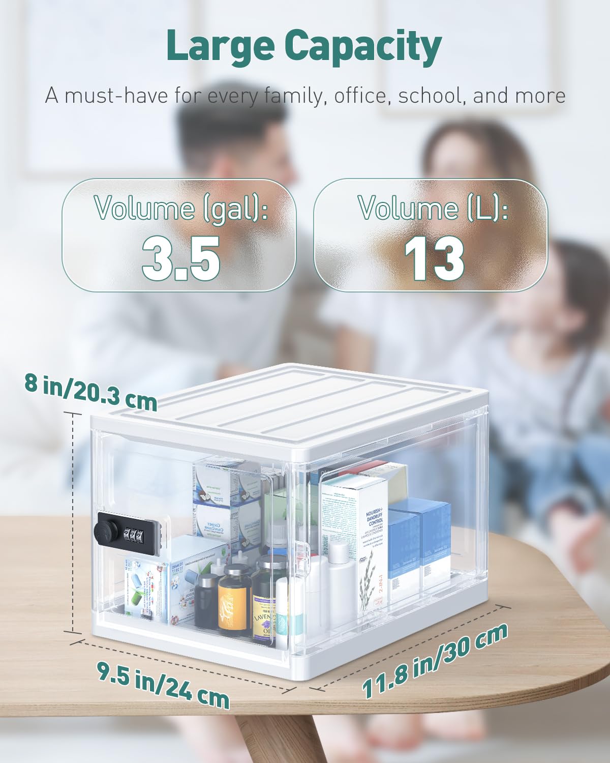Uniclife PP5 material lock box shows robust construction for home use