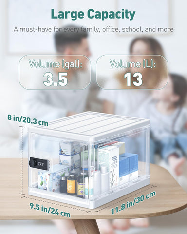 Uniclife PP5 material lock box shows robust construction for home use
