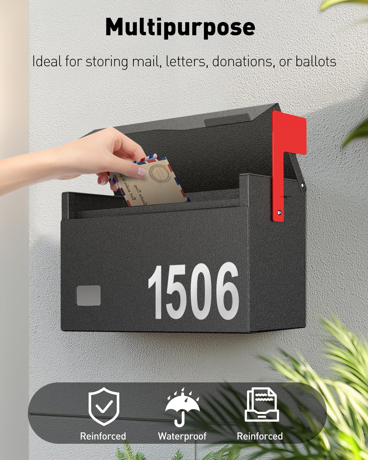 Uniclife number stickers kit clearly marks the address for fast deliveries