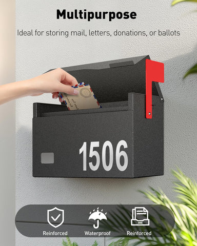 Uniclife number stickers kit clearly marks the address for fast deliveries