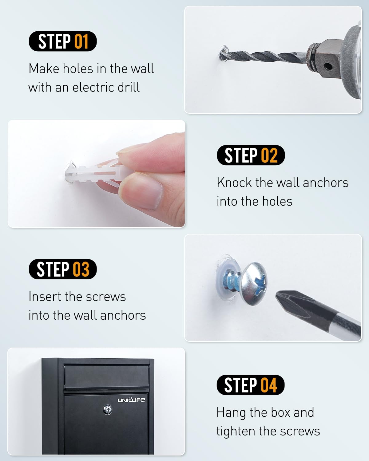 Uniclife secure contents with splash protection for dry items