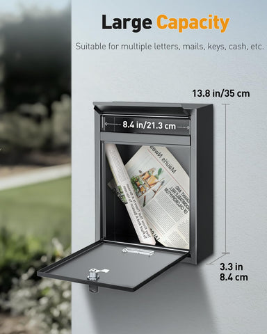 Uniclife top opening drop for quick deposits without unlocking