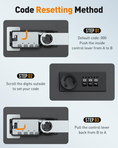 Uniclife steel body resists tampering while protecting contents.