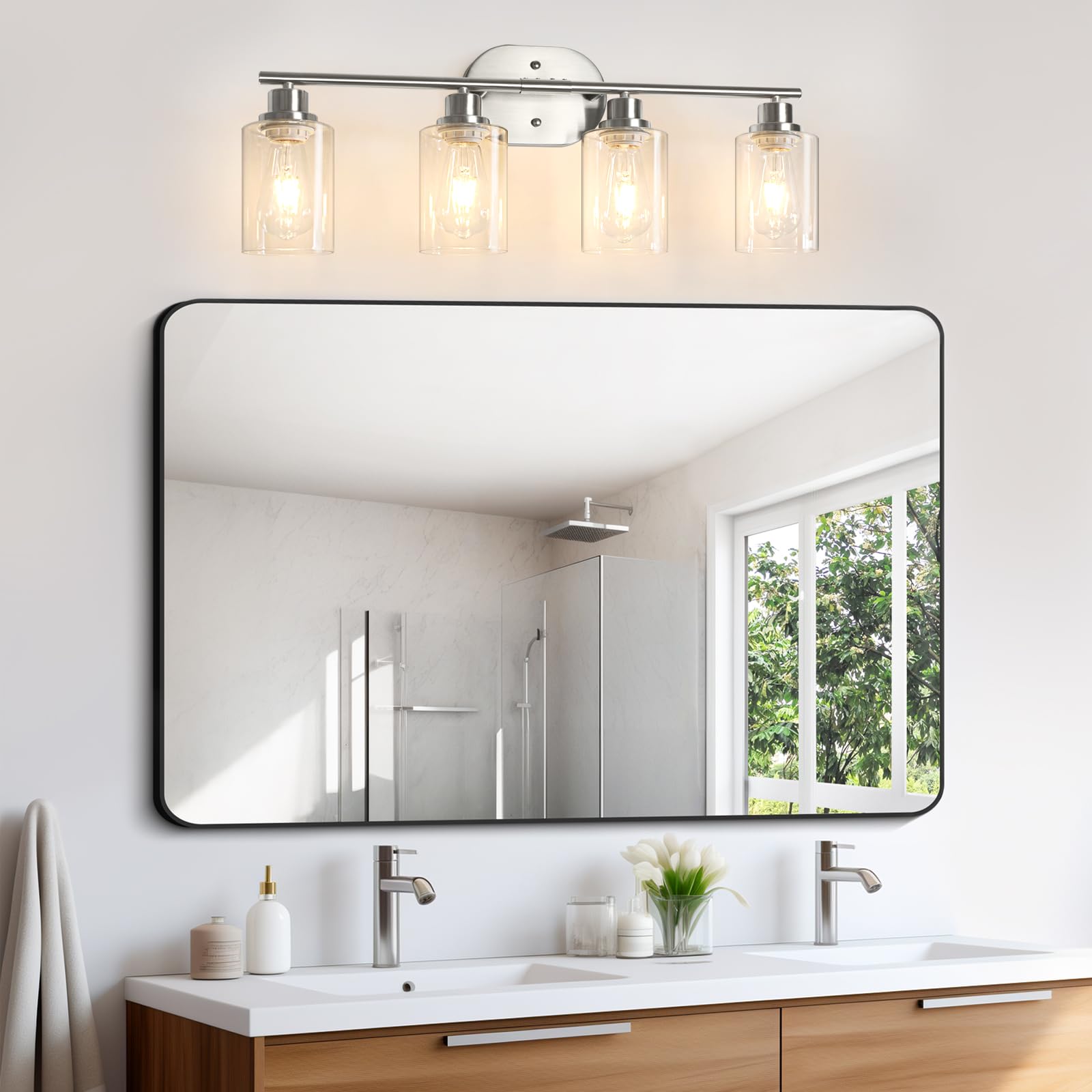 Unicozin brushed nickel finish resists tarnish and cleans easily