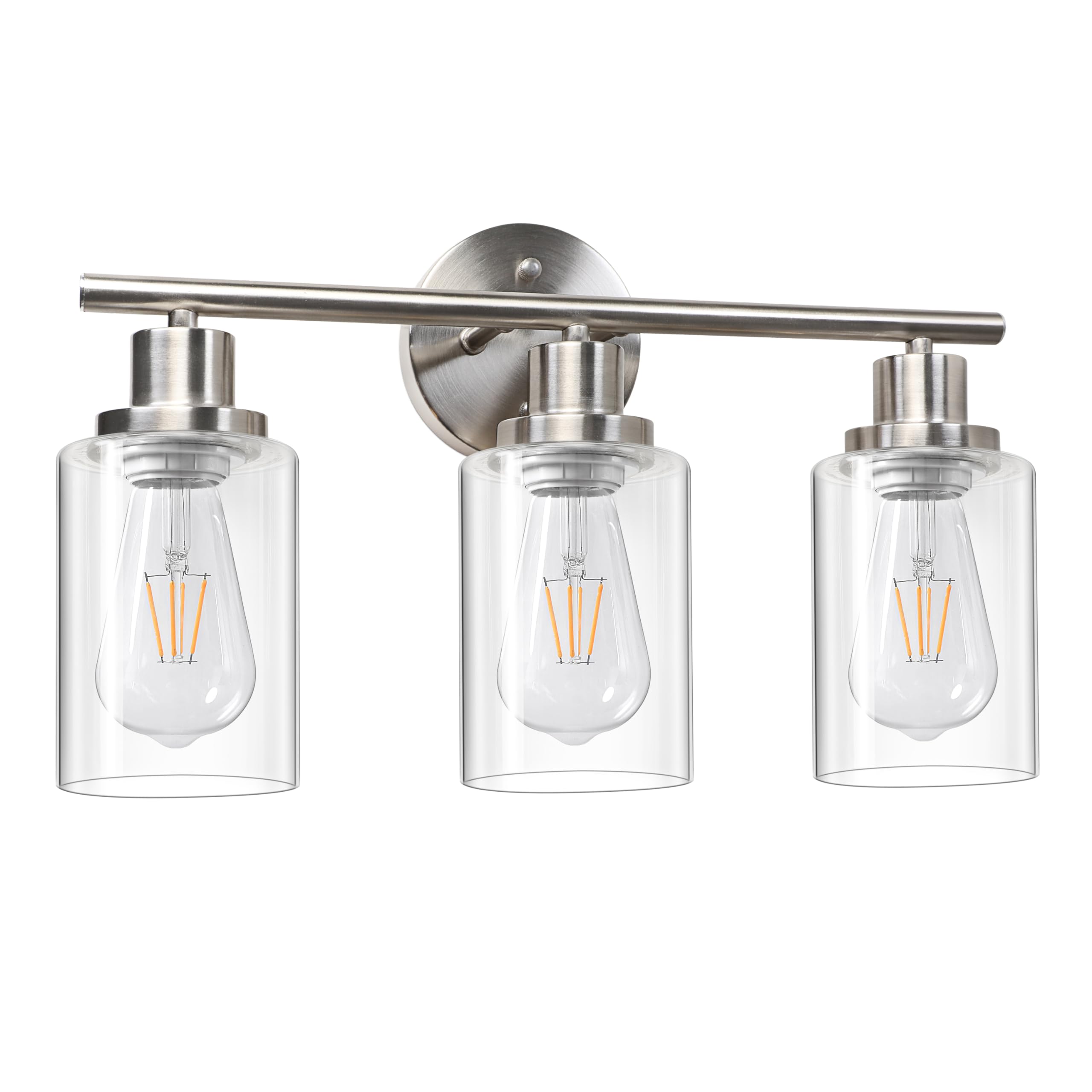 Unicozin brushed nickel finish wall sconce adding contemporary flair