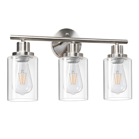 Unicozin brushed nickel finish wall sconce adding contemporary flair
