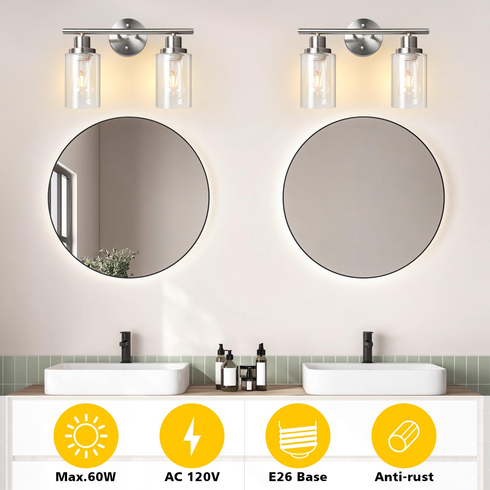 Unicozin dressing table vanity light enhances makeup areas with style