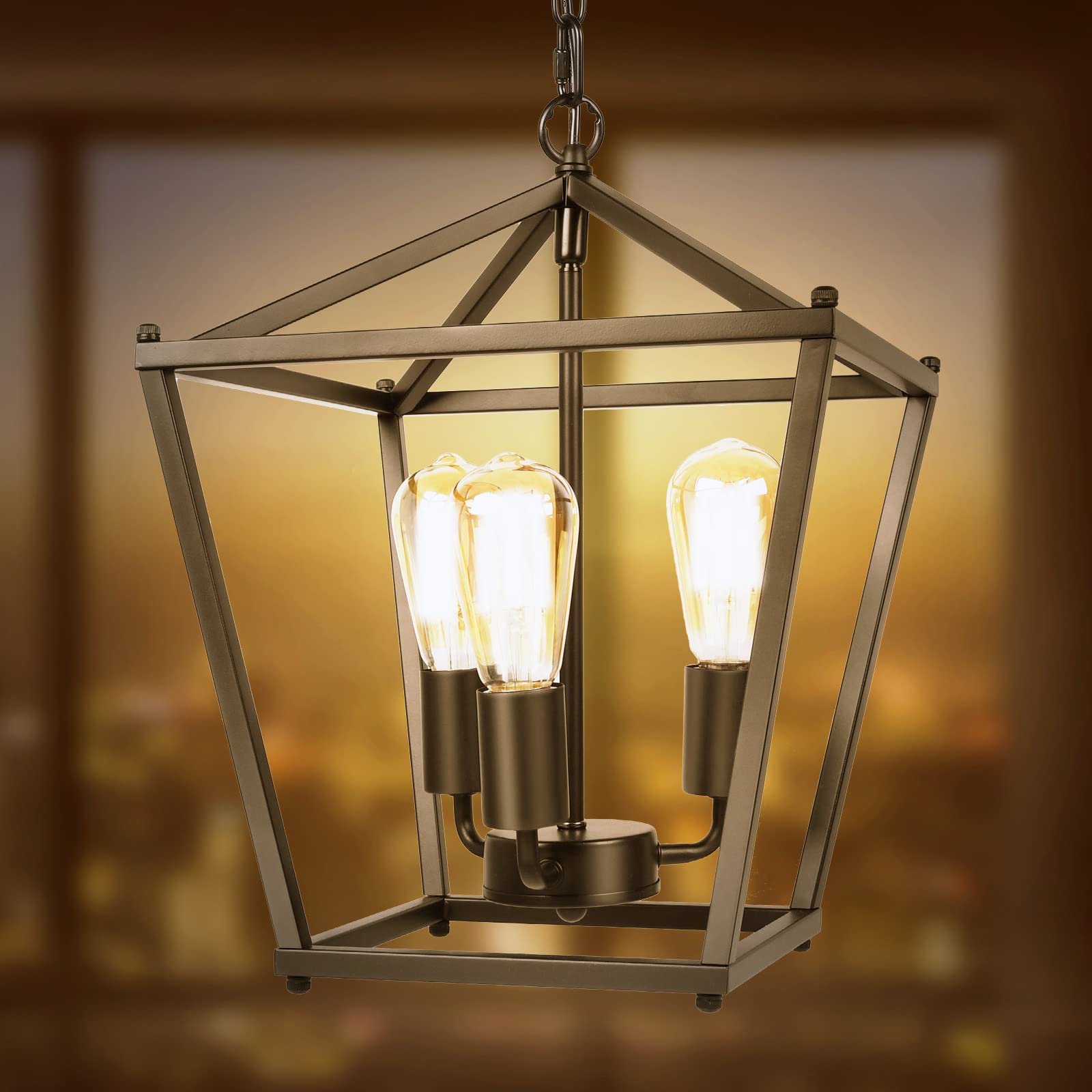 Unicozin fixture installs easily for kitchen, bedroom, foyer.