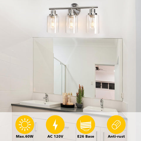 Unicozin easy-install vanity light kit with included hardware