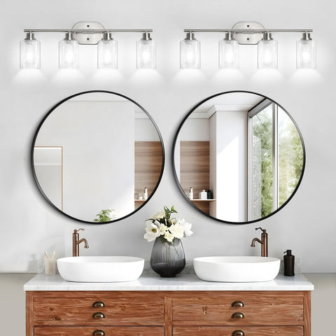 Unicozin easy-install vanity light showing wired setup