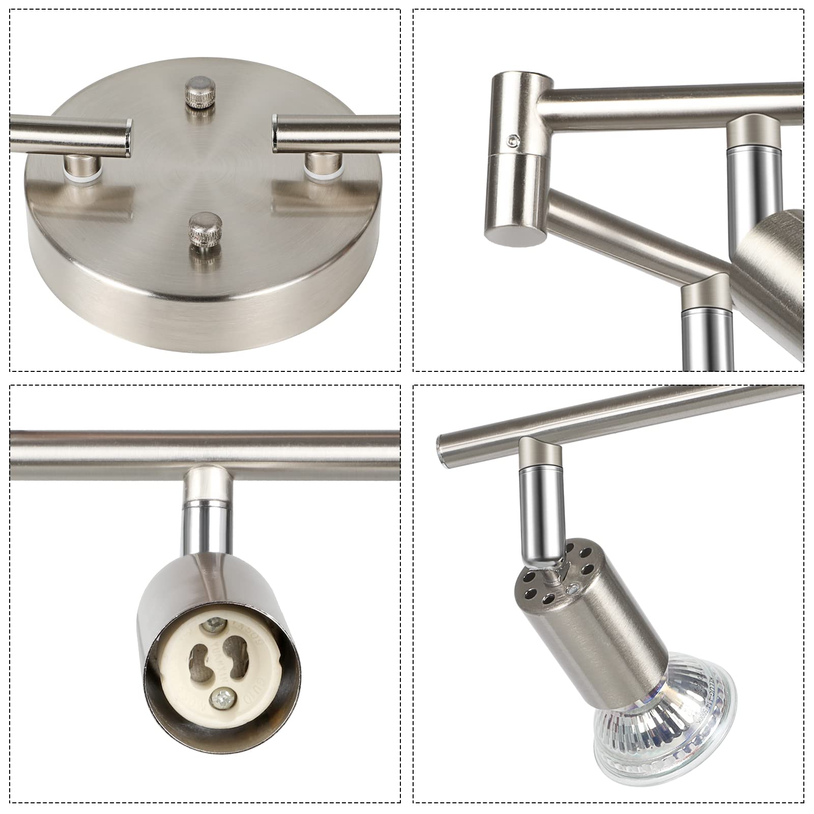 GU10 4W LED bulbs provide 400 lumens of daylight glow