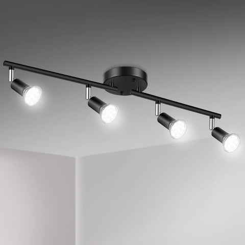 Unicozin led track light kit front view highlights modern ambience in living spaces