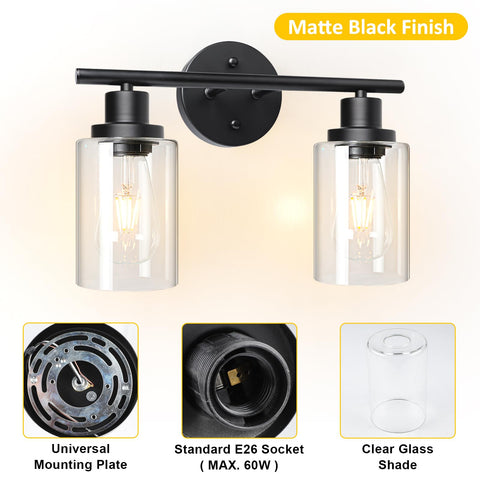 Unicozin modern black metal fixture suits bedrooms and living spaces