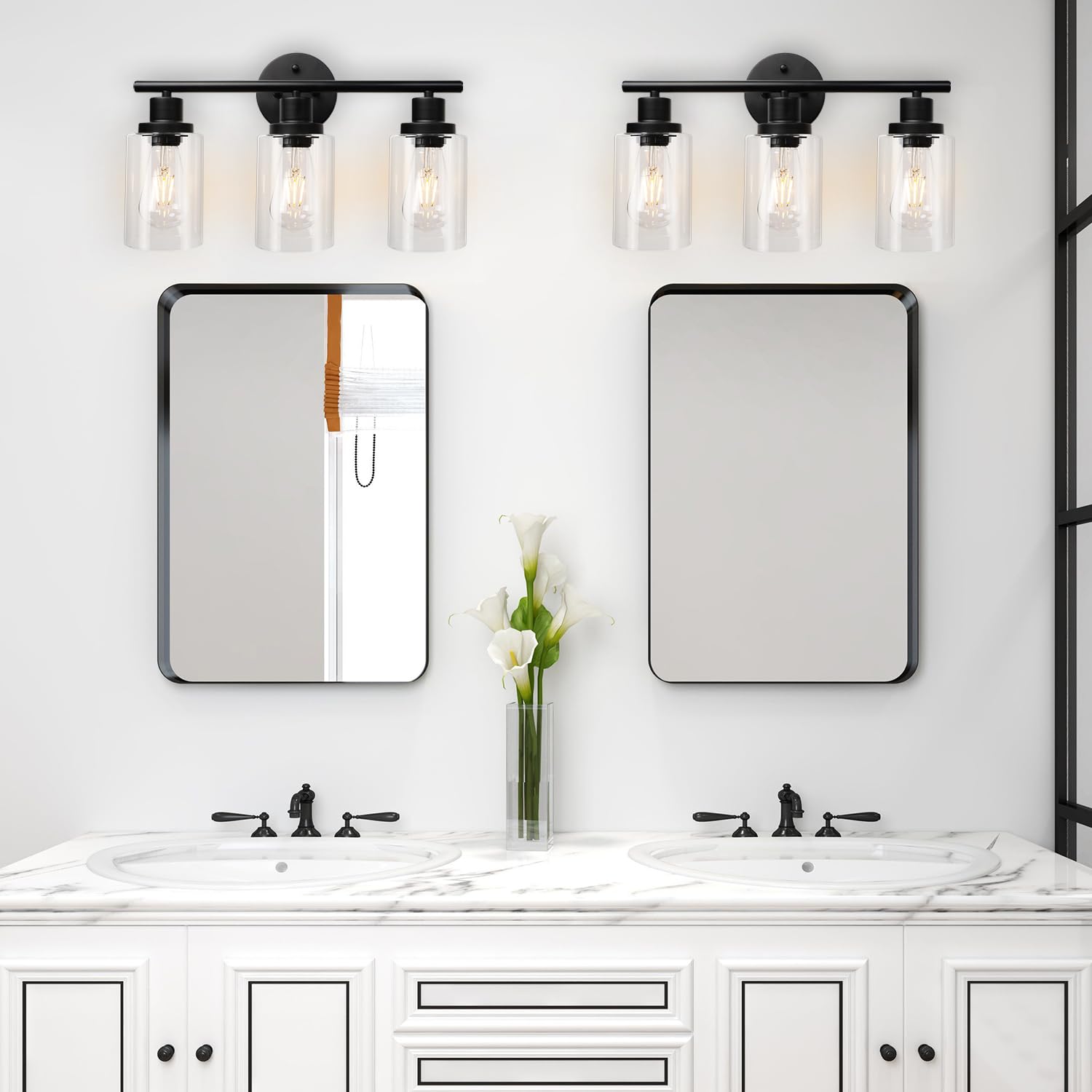 Unicozin contemporary wall sconce adding elegance to dressing areas