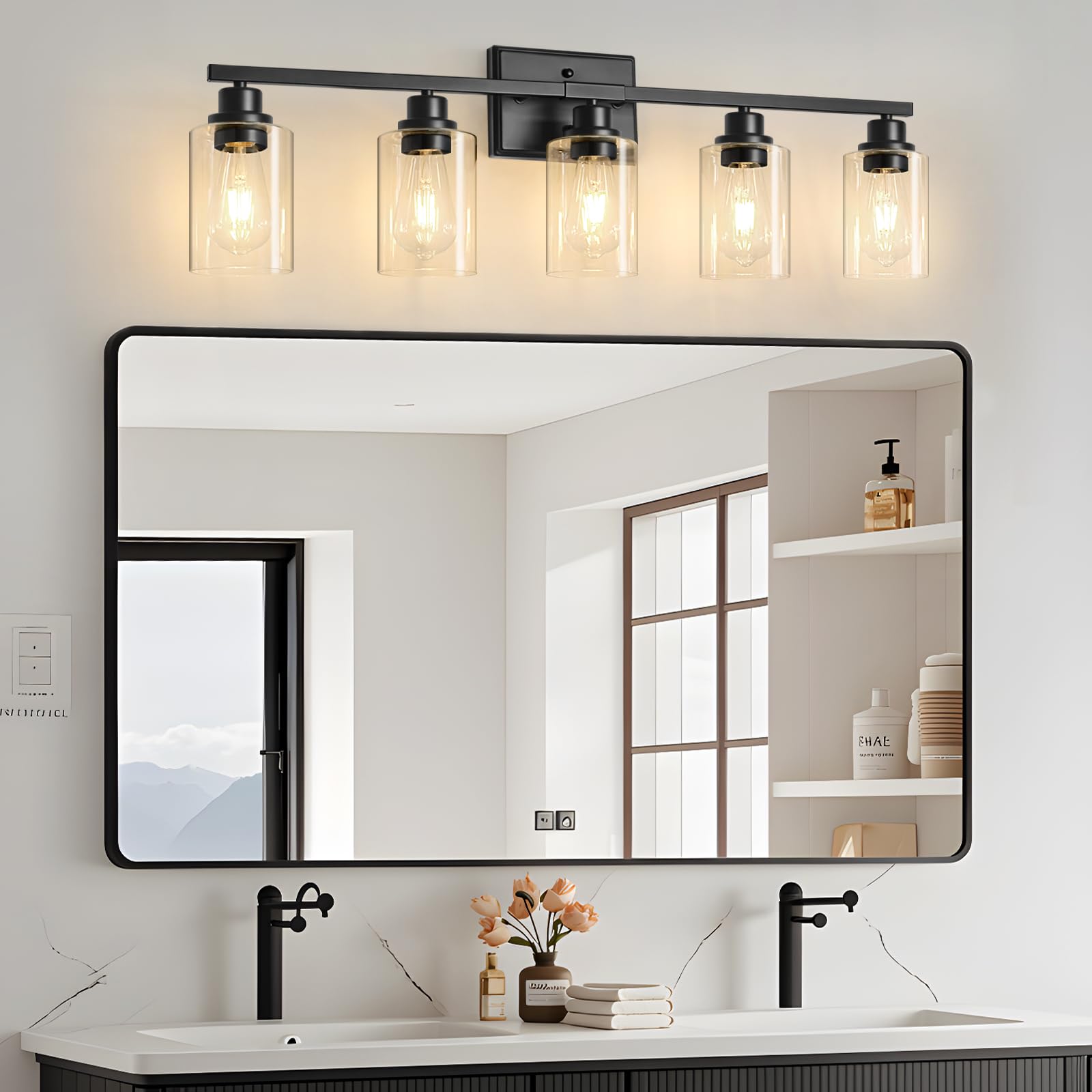 Unicozin packaged vanity light arrives with all included components.