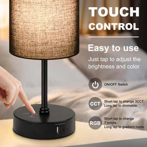 Unicozin table lamp ideal for home office and bedroom setups