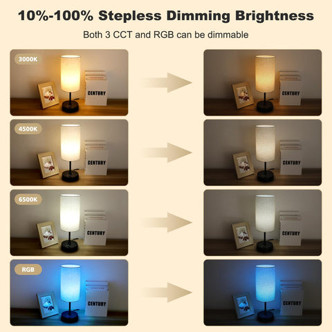 Unicozin stepless dimming lets you adjust brightness smoothly.