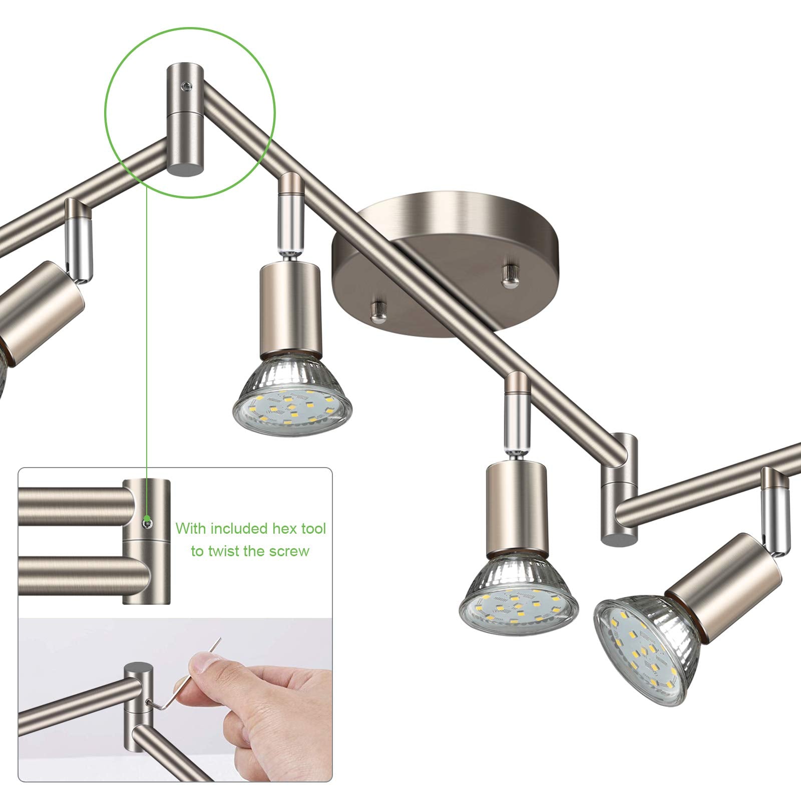 Unicozin track lighting ready for indoor dry location installation