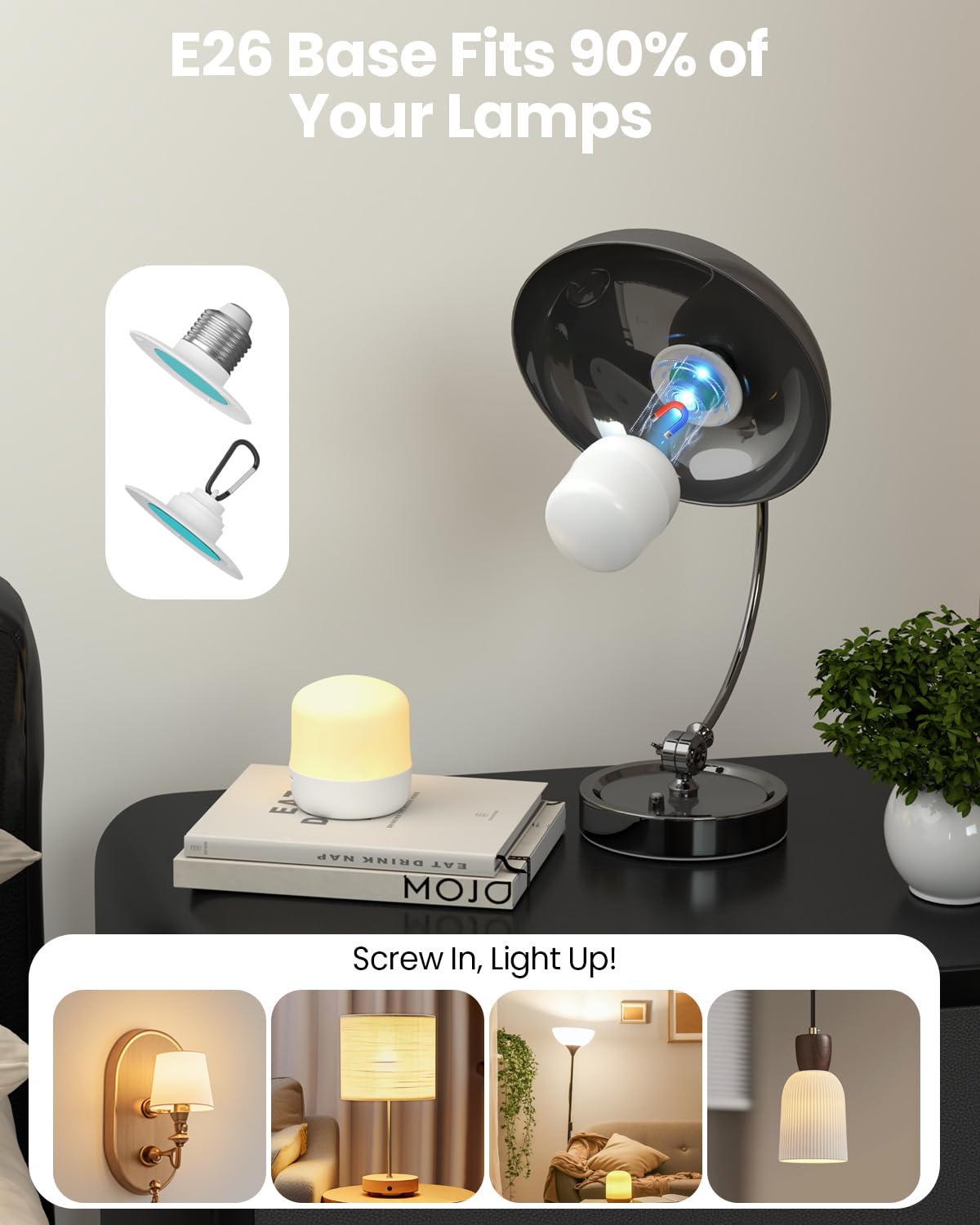 UNILAMP 3 timer options to save energy and set bedtime routines