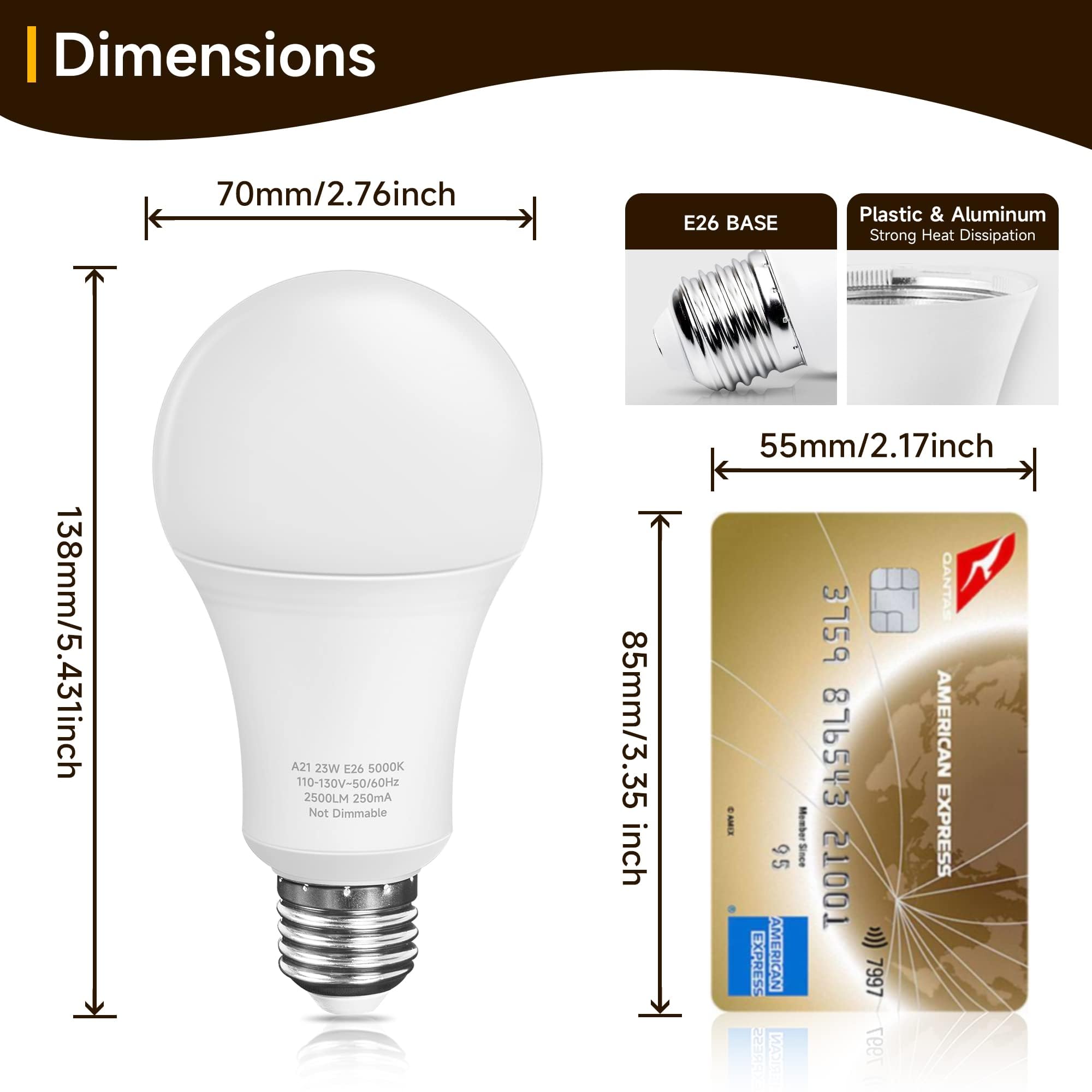 UNILAMP 4-pack side view highlighting compact design for ceiling fitting