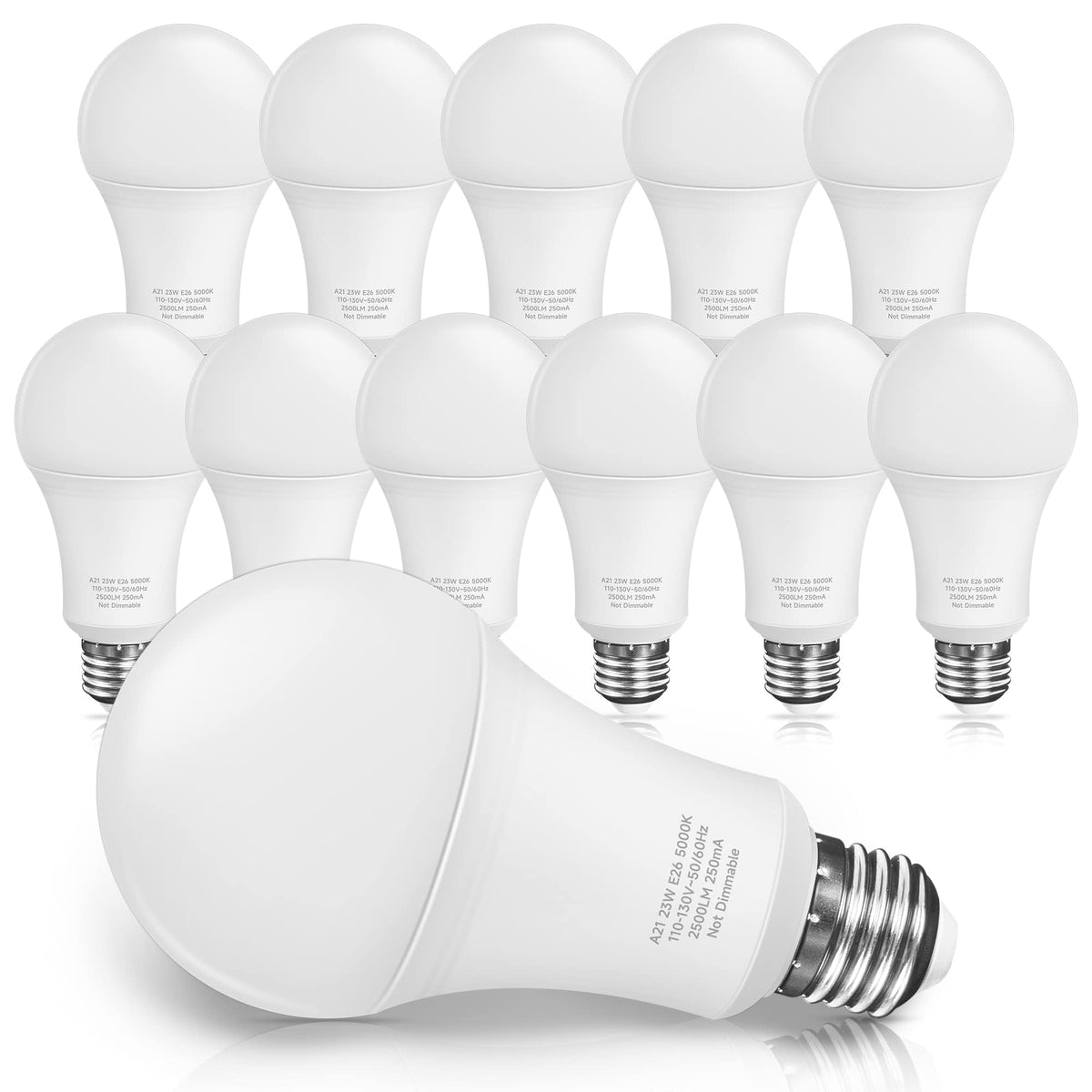 UNILAMP A21 daylight 5000K bulb for true color in living spaces