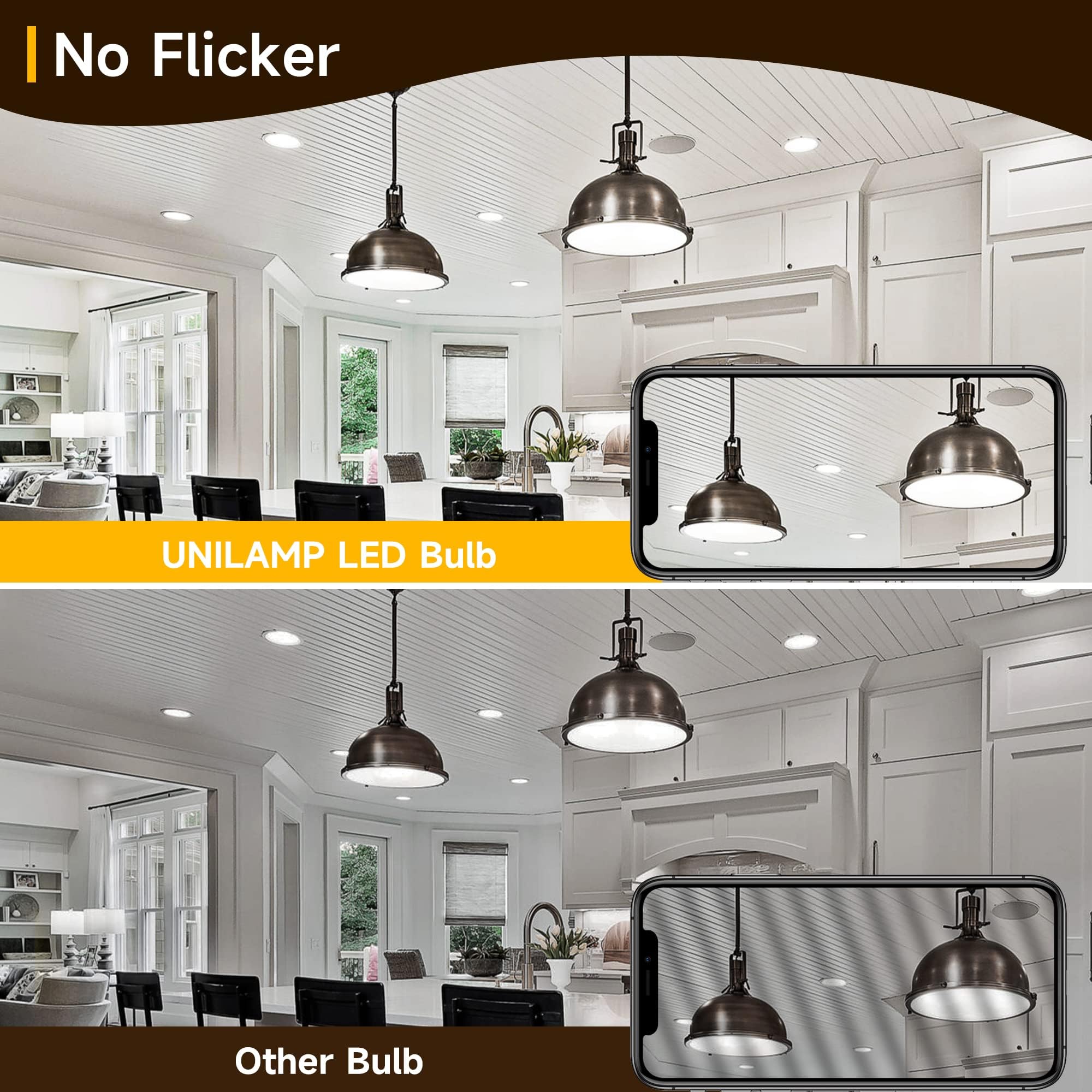 UNILAMP A21 non-dimmable bulb for stable, consistent light