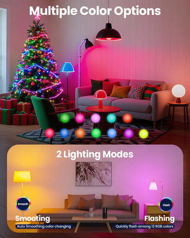 UNILAMP battery-powered bulb with magnetic base for fridge, tent, or closet lighting