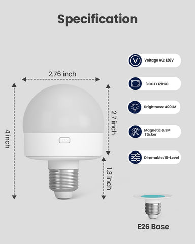 UNILAMP emergency light with 15 hours of runtime