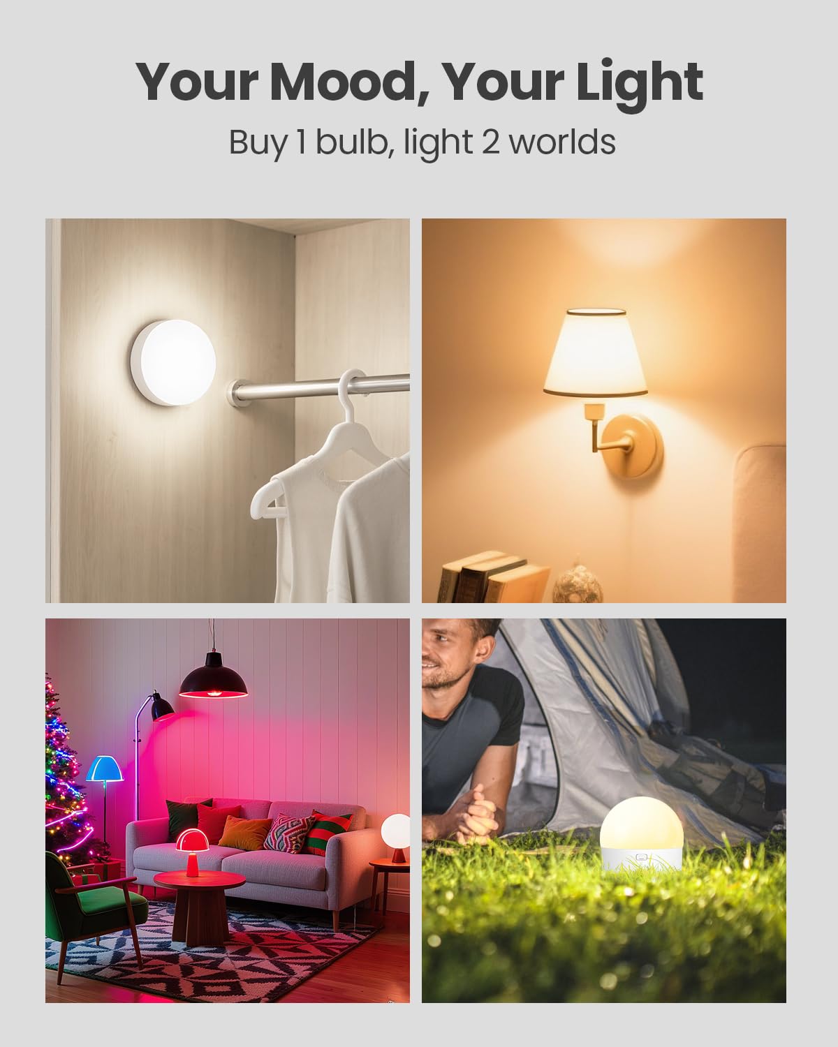 UNILAMP three-color temperature ranges from warm to daylight