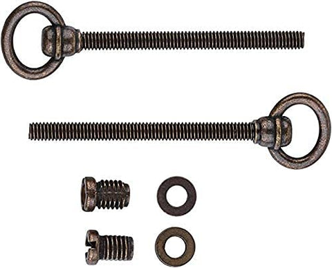 UNIQANTIQ antique-brass swing mirror bolt for cheval mirrors