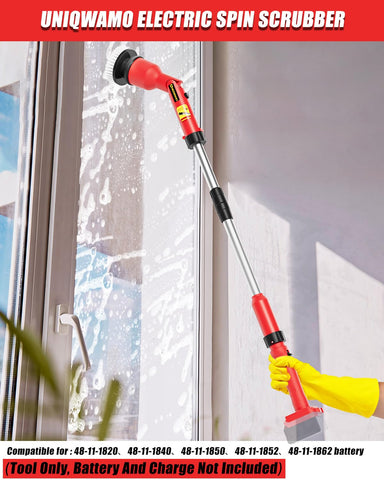Uniqwamo gloves included protect hands during scrubbing sessions.