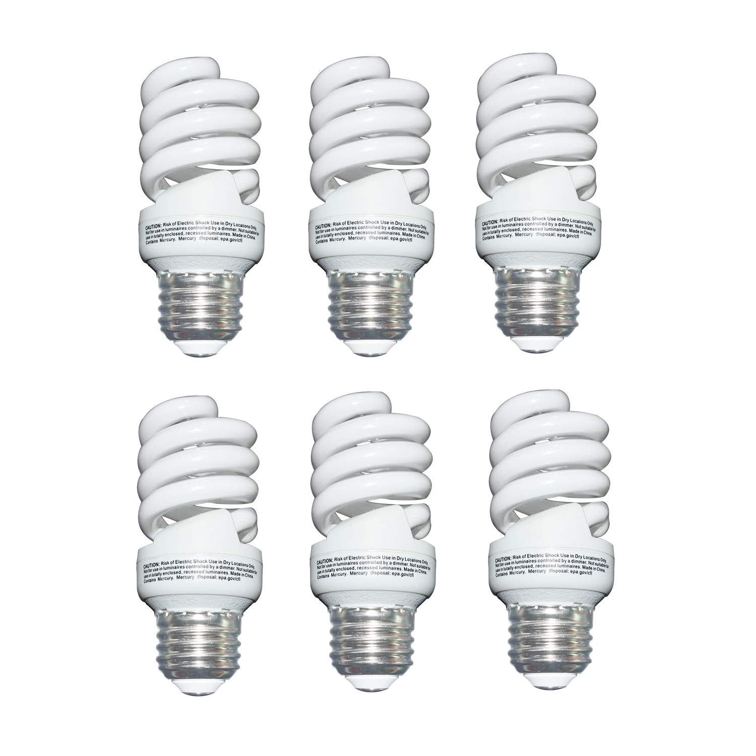 UNITEDLUX 13W CFL bulb soft white 1040lm for bright home lighting.