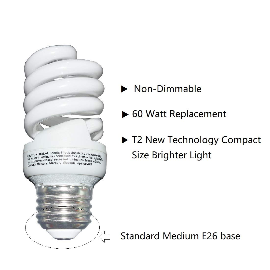 Long-lasting UNITEDLUX bulb with 10000+ hours reduces replacements.