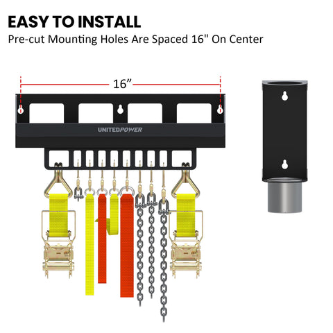 UnitedPower bottom relief slots accommodate straps for extra organization.