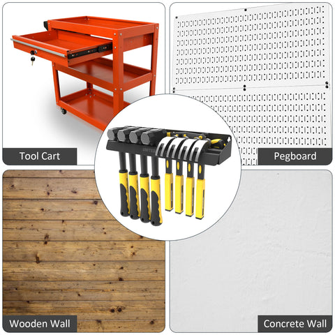 UNITEDPOWER durable metal hammer holder withstands busy workshop use