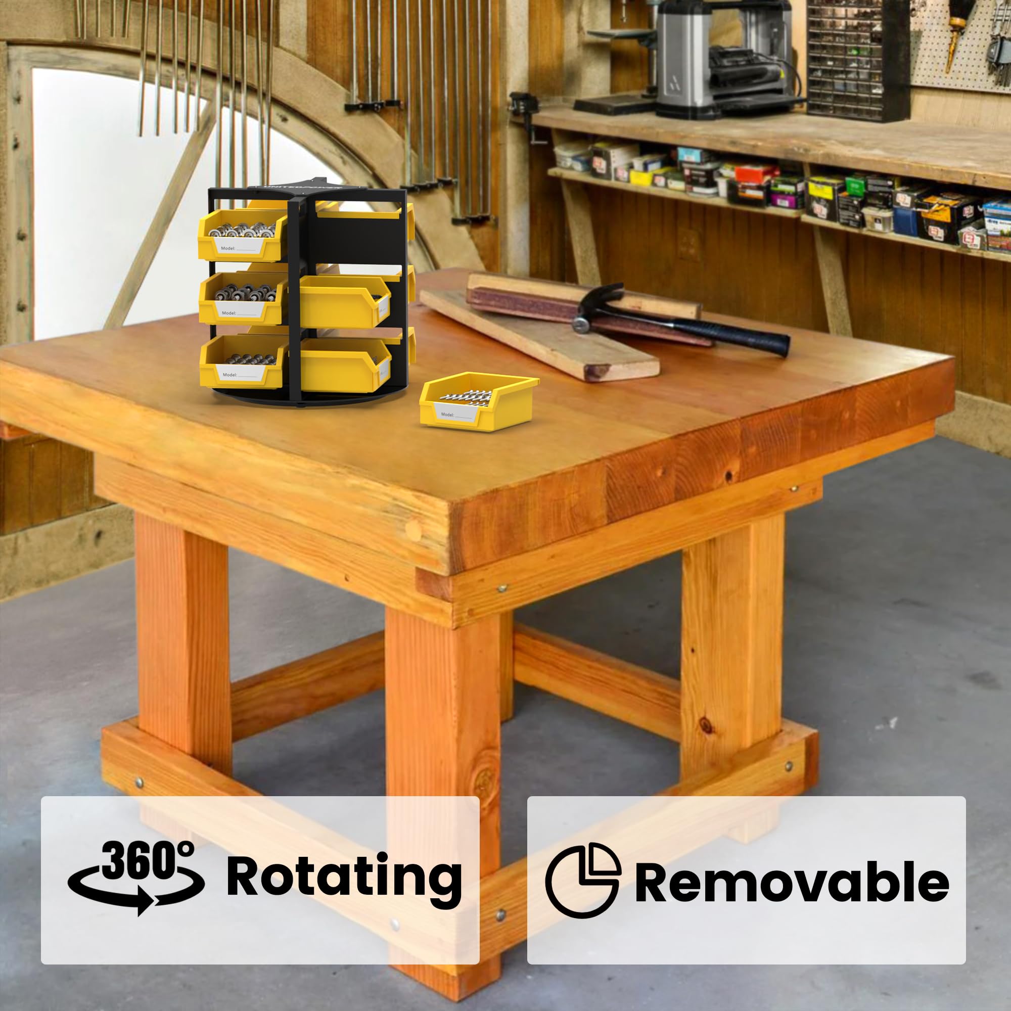 UNITEDPOWER durable PP construction emphasizes sturdy, long-lasting storage