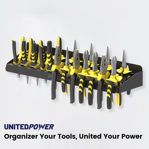 Garage tool organization solution by UNITEDPOWER for tidy storage