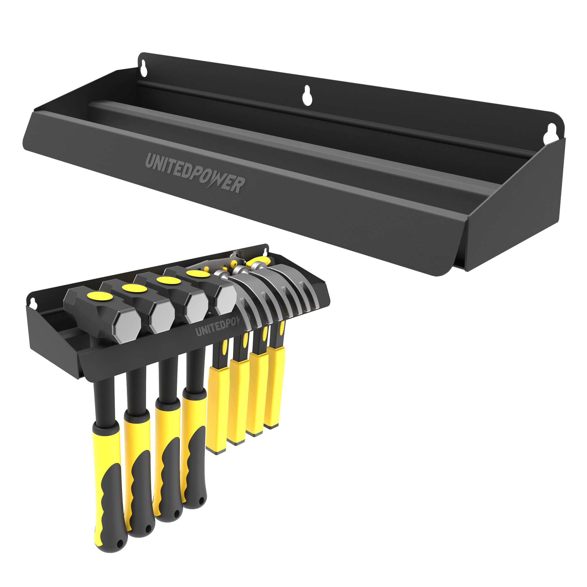 UNITEDPOWER hammer holder wall mount keeps your hammer accessible in a tidy workshop