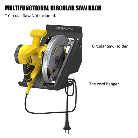 UnitedPower wall mounted tool holder ready for fast access