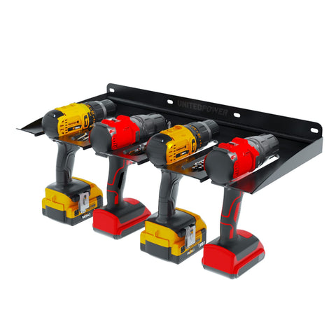 UNITEDPOWER wall-mounted organizer side view highlights cable management