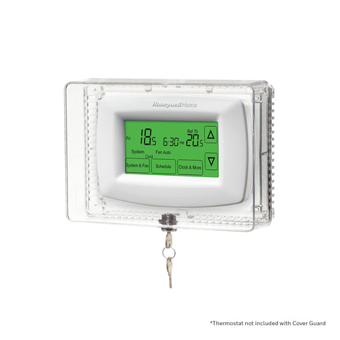 CG512A1009 key lock protects thermostat settings from unauthorized changes.
