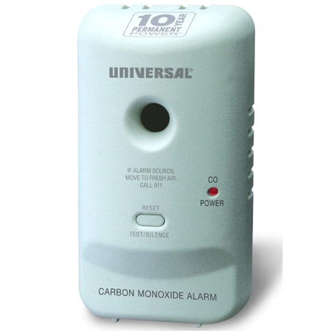 Universal Security Instruments MC304SB front view showing CO protection for home safety