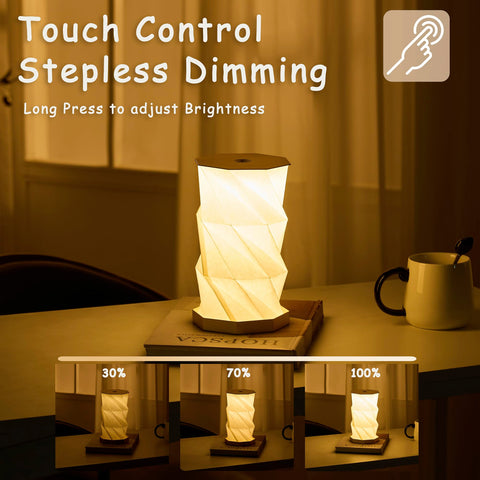 Compact rechargeable battery lets 4–6 hours of light on the go.