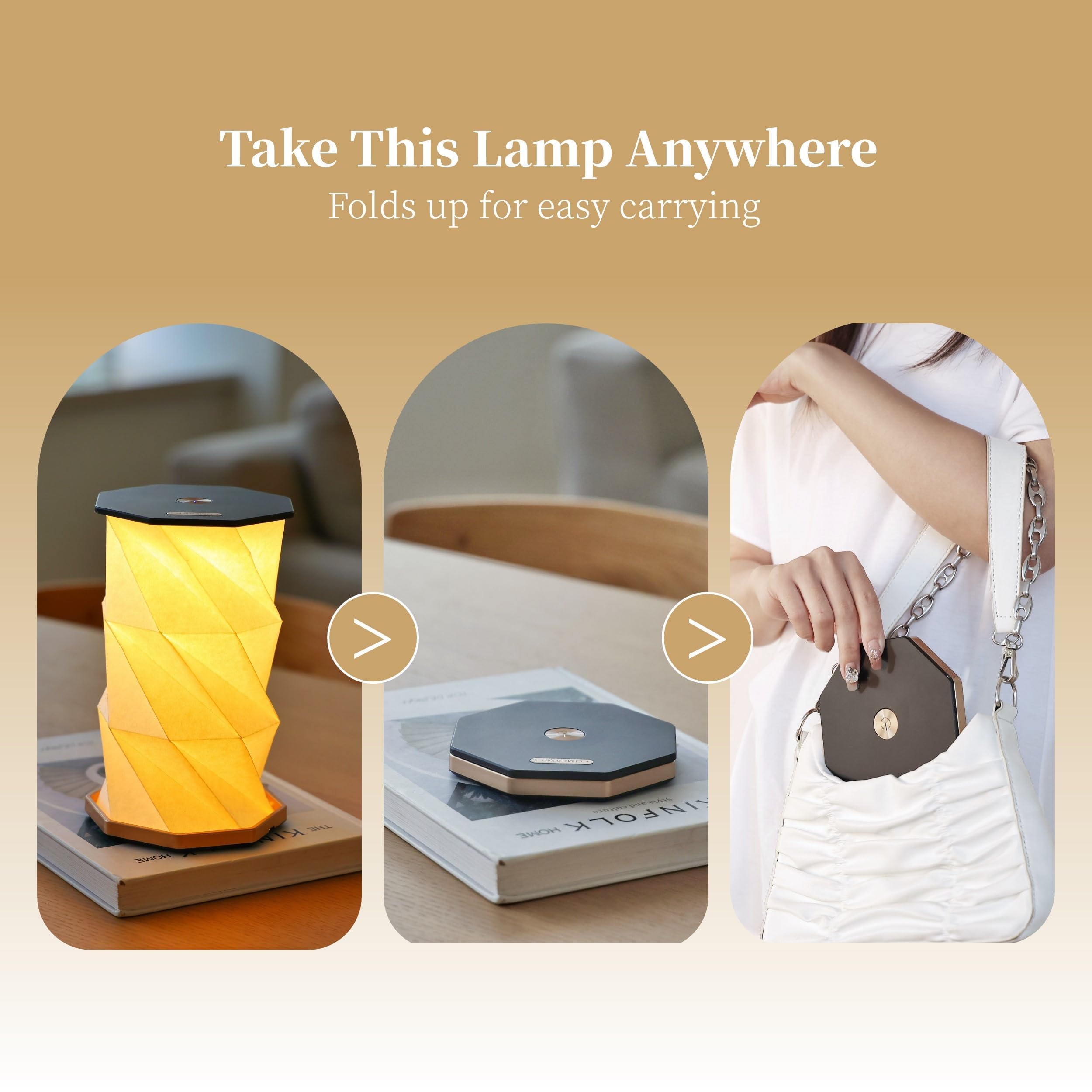Uniwolk travel lamp portable battery provides light on the go