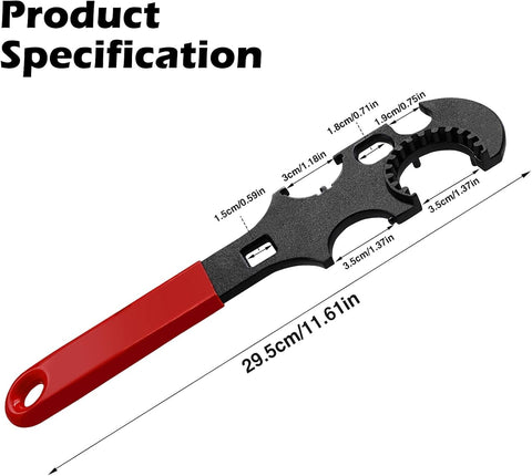 UNMO L Armorers Wrench Combo in automotive repair scenario