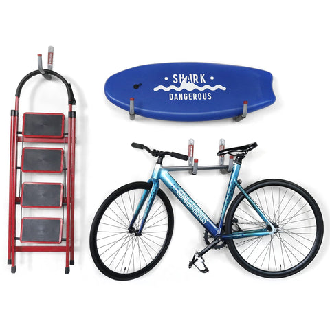 Unp Poetiske jumbo-arm utility hook organizes paddles and gear neatly.