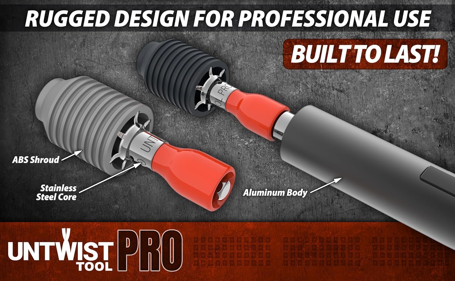 Untwist Tool PRO-COMBO versatile for CAT5e to CAT7.